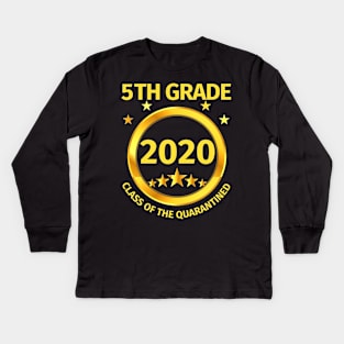 5th Grade 2020 Class Of The Quarantined Kids Long Sleeve T-Shirt